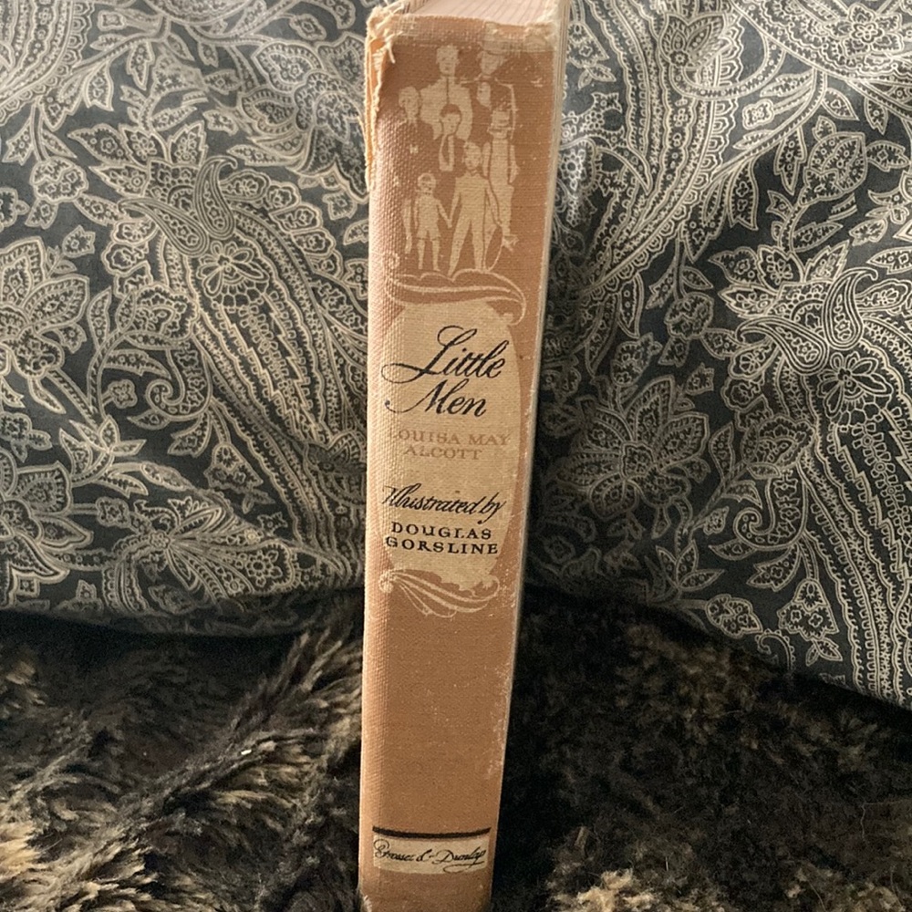 Vintage Book - Little Men - Louis May Alcott, Illustrated by Douglas Gorsline